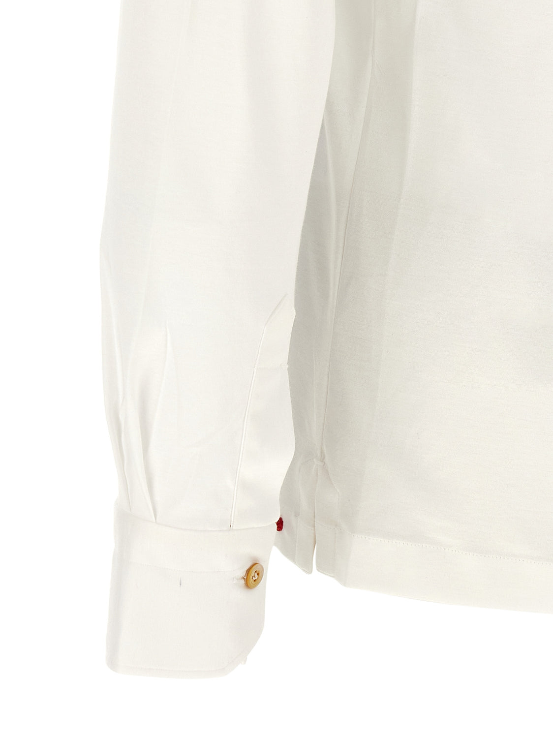 White Cotton Polo Shirt