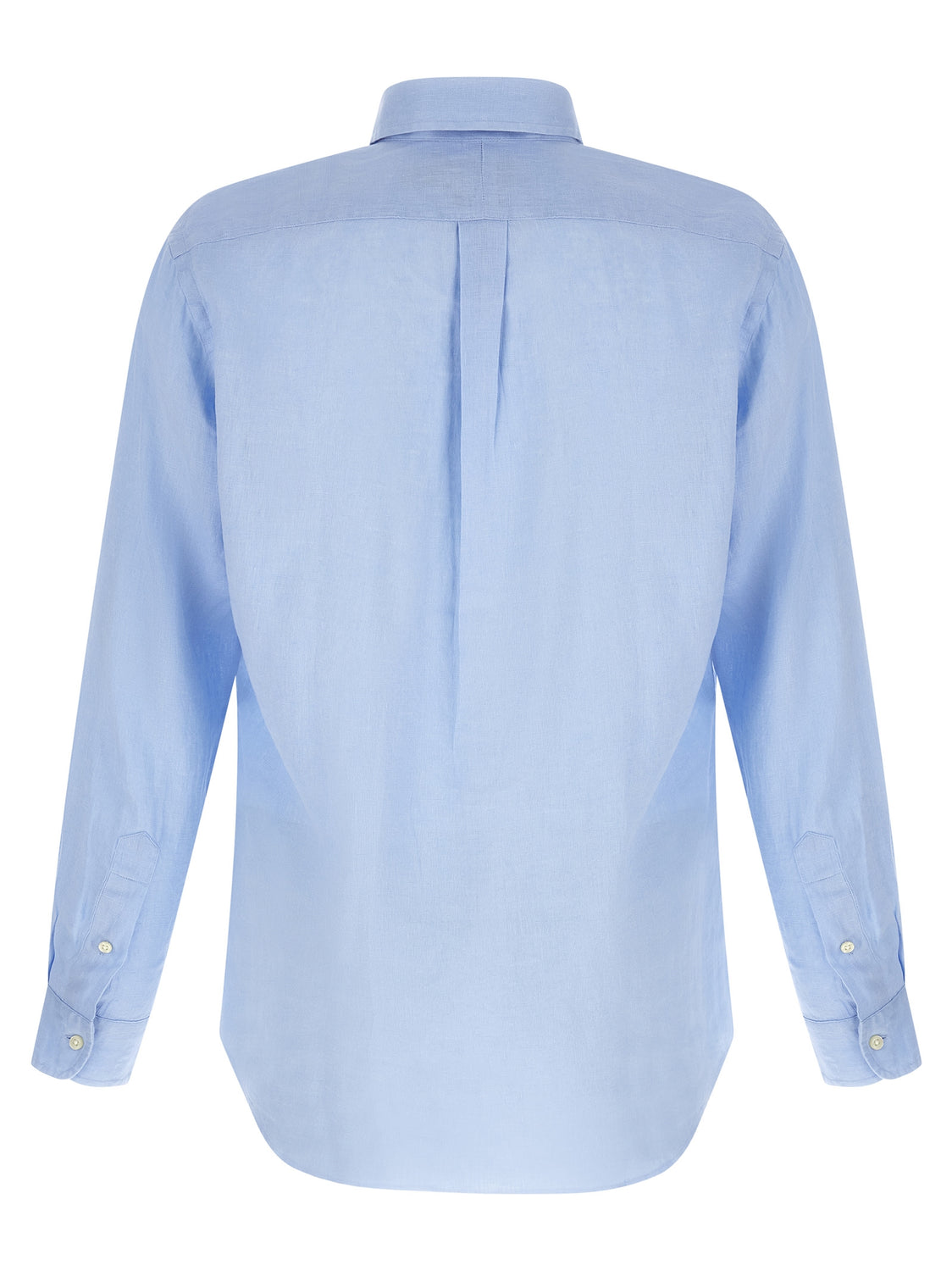 Blue Linen Blouse
