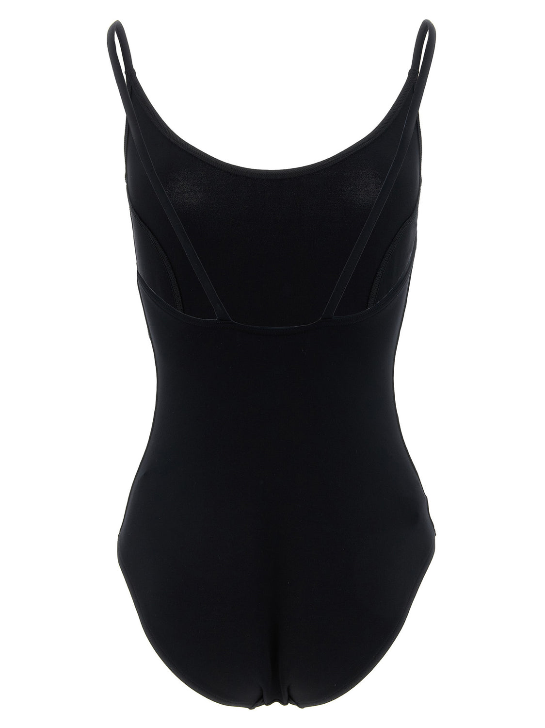 Black Polyamide One-Piece Swimsuit