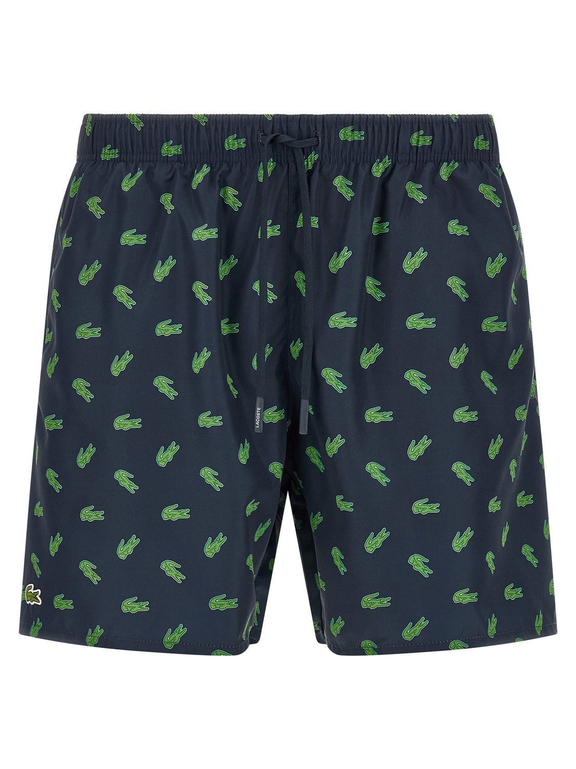 Blue Polyester Swim Shorts