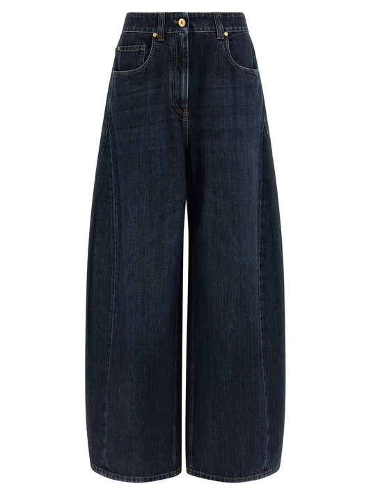 Blue Cotton Jeans Denim