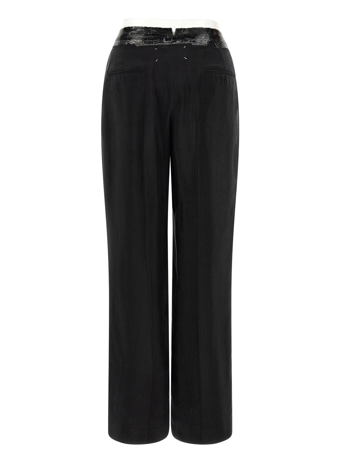 Black Copper Casual Pants