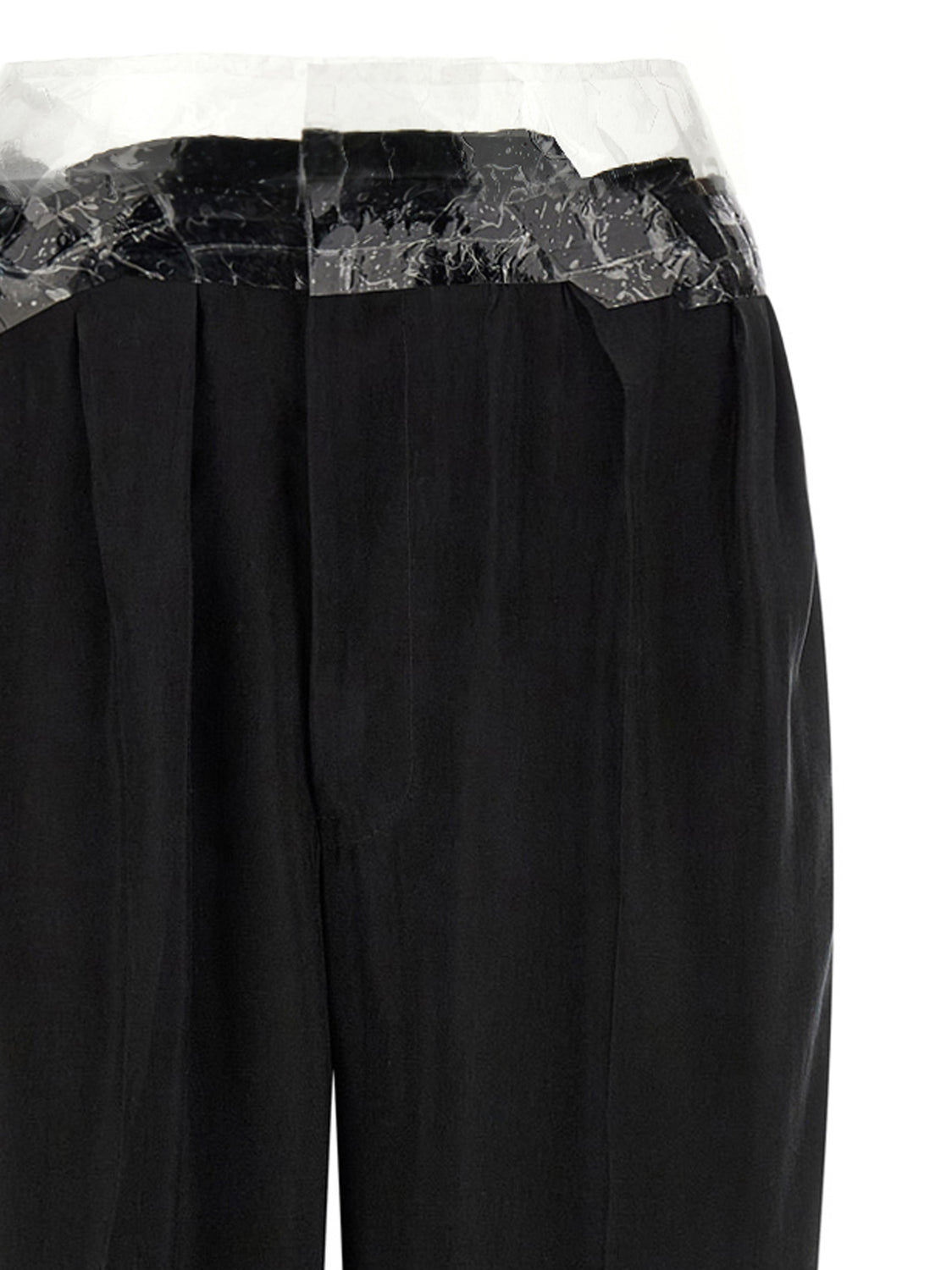 Black Copper Casual Pants