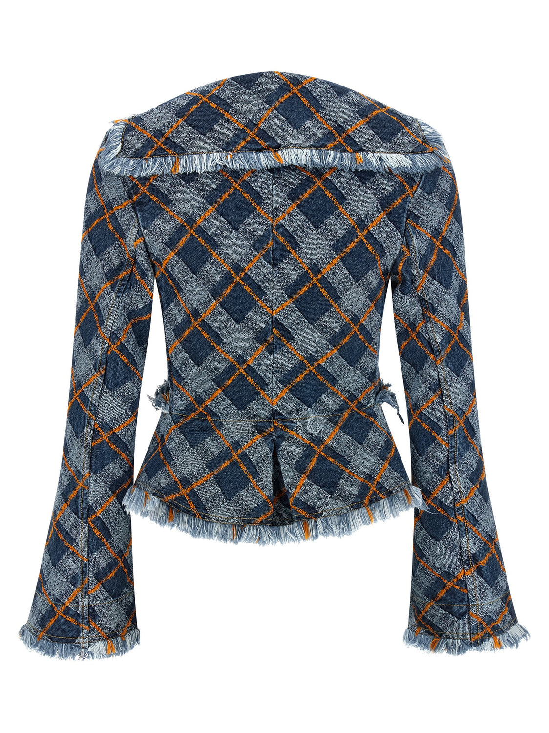 Blue Cotton Blazer