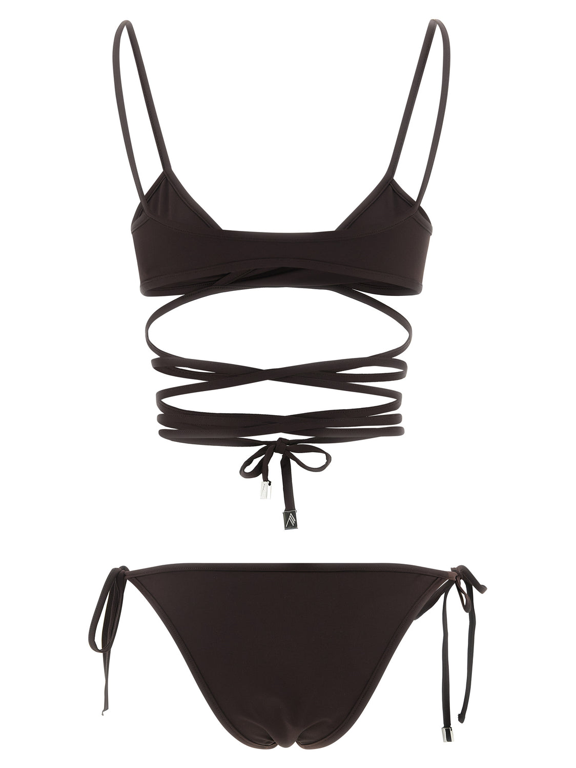 Brown Polyamide Bikini