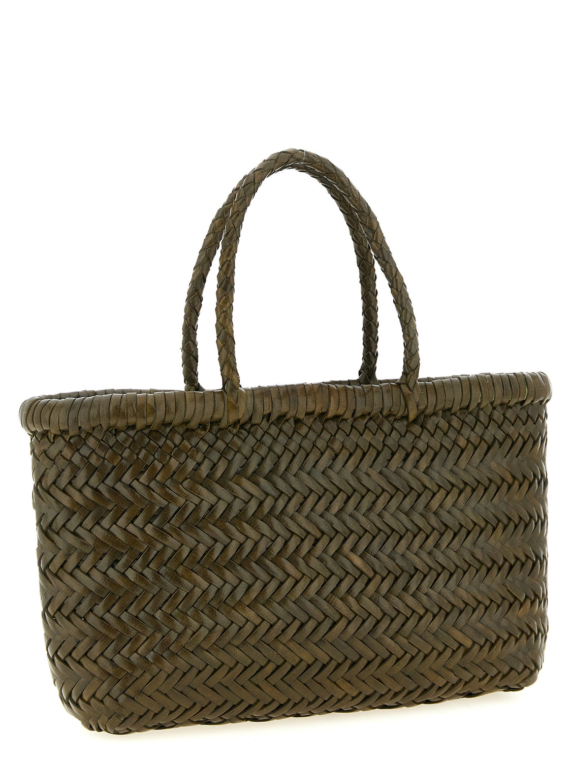 Bicolor Calfskin Handbag
