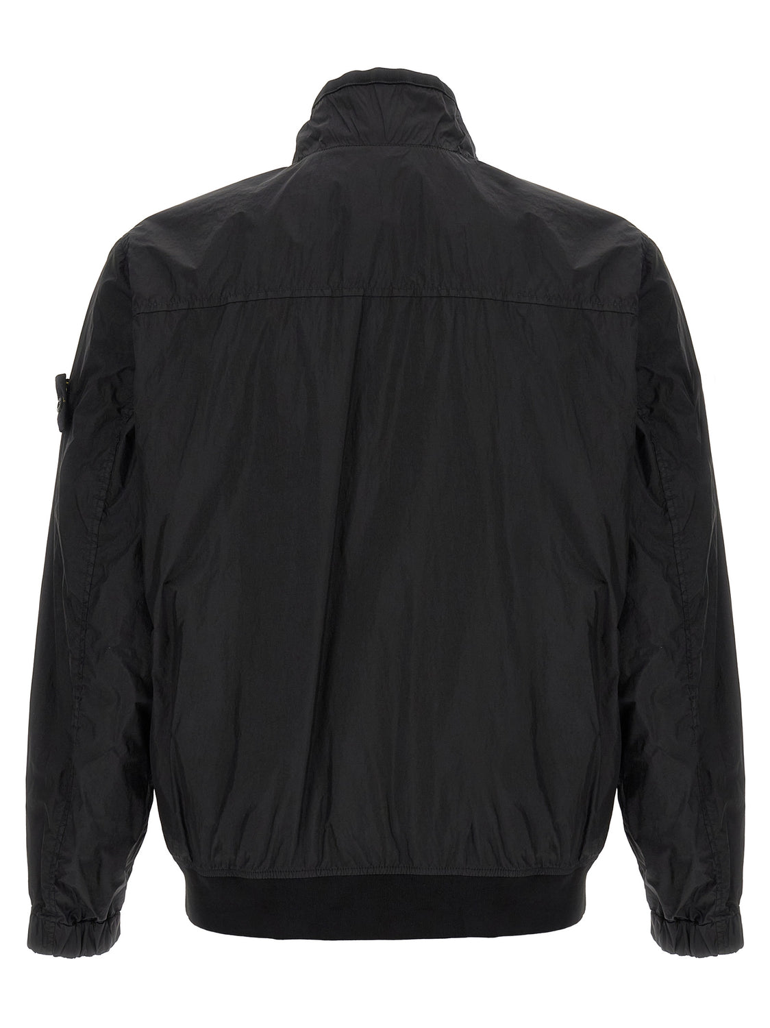 Black Polyamide Full-Length Jacket