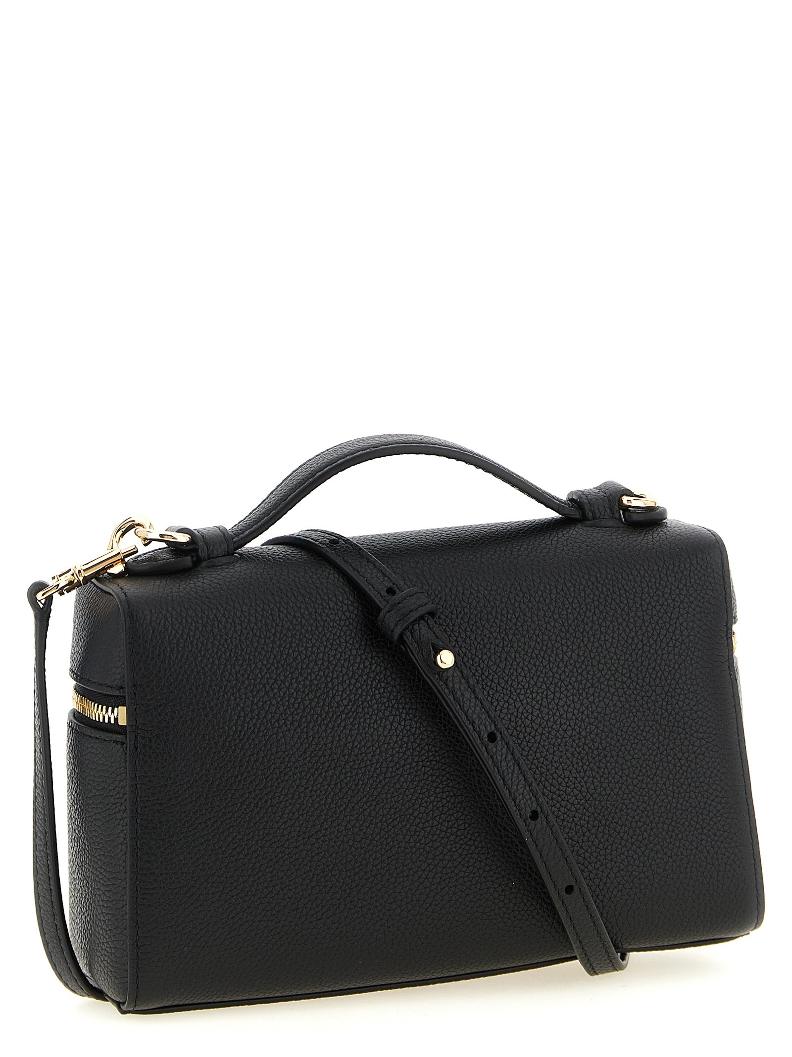Black Cowhide Handbag