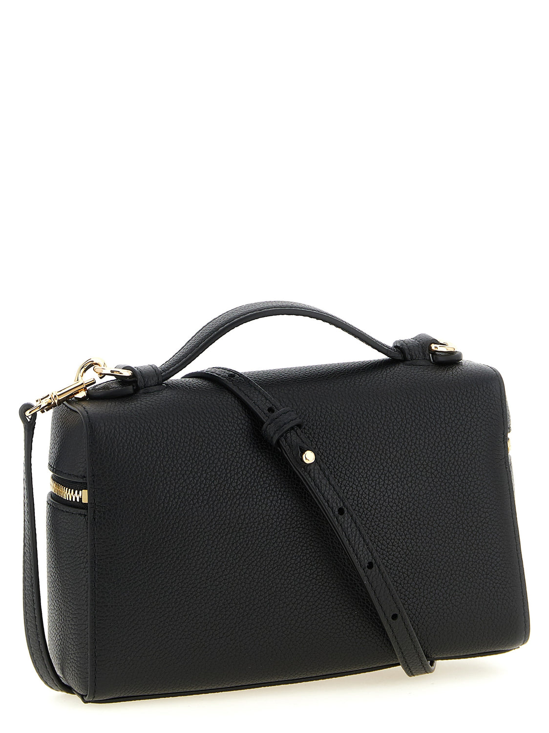 Black Cowhide Handbag