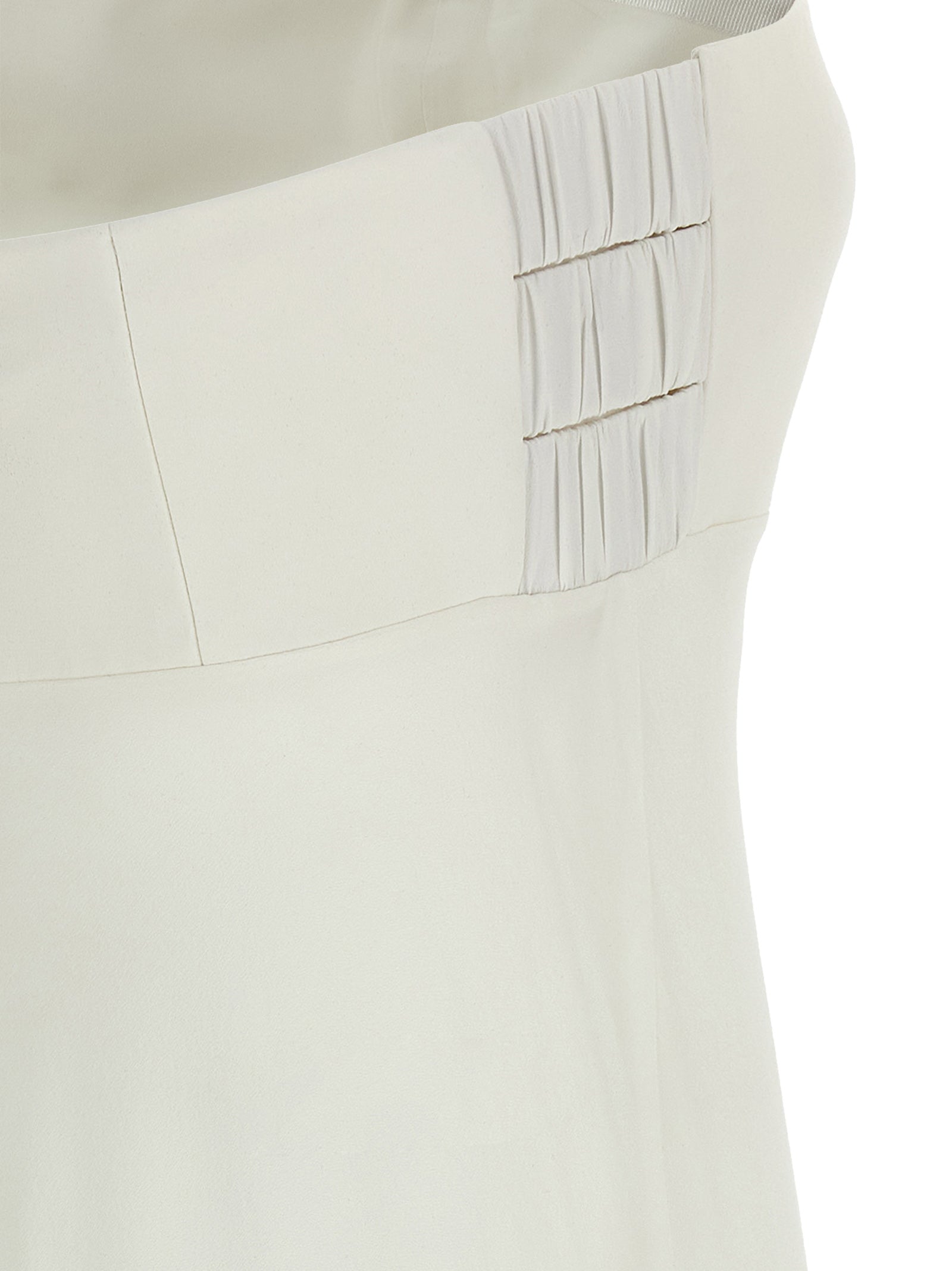 White Silk Long Dress