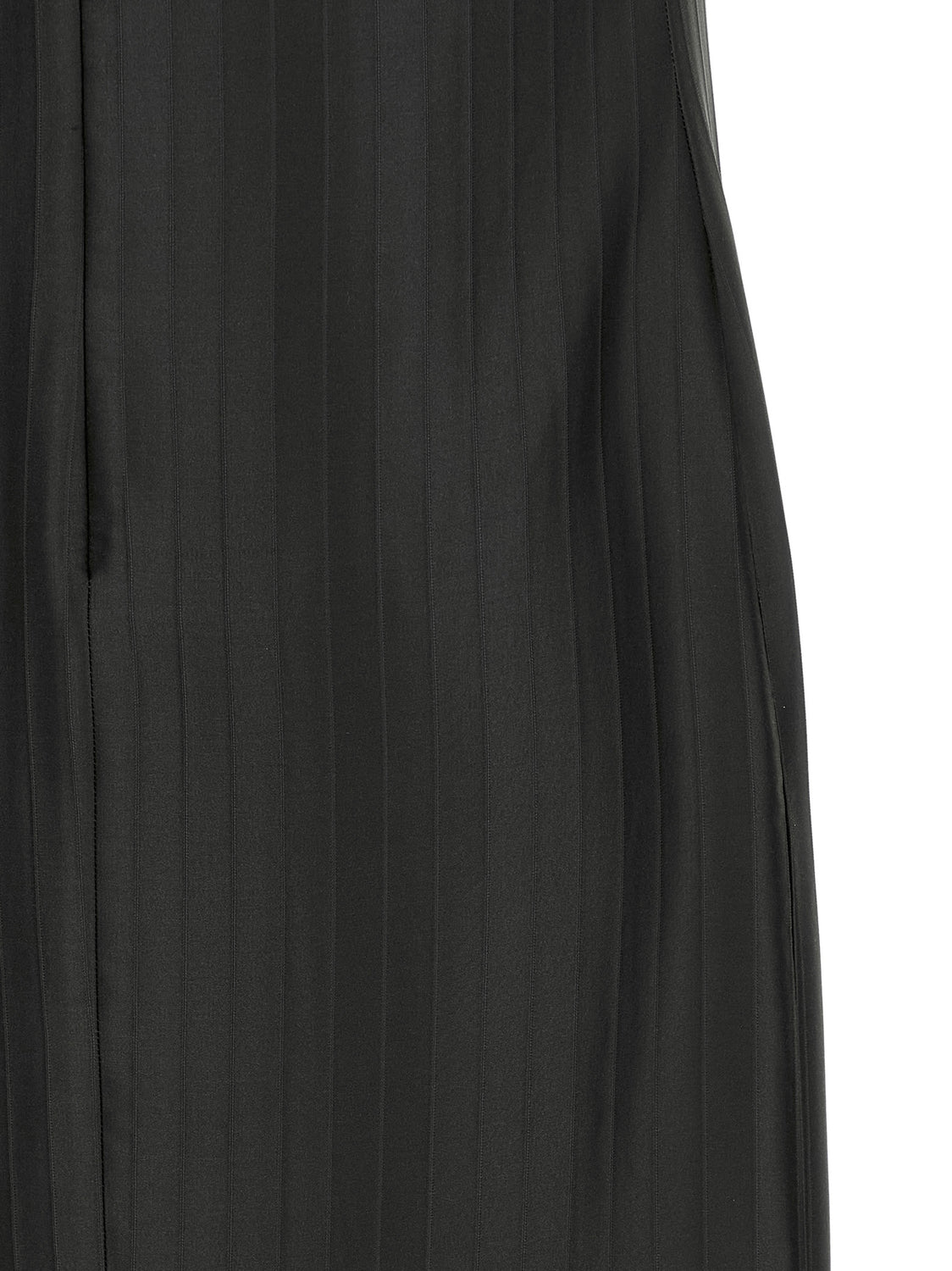 Black Viscose Midi Dress