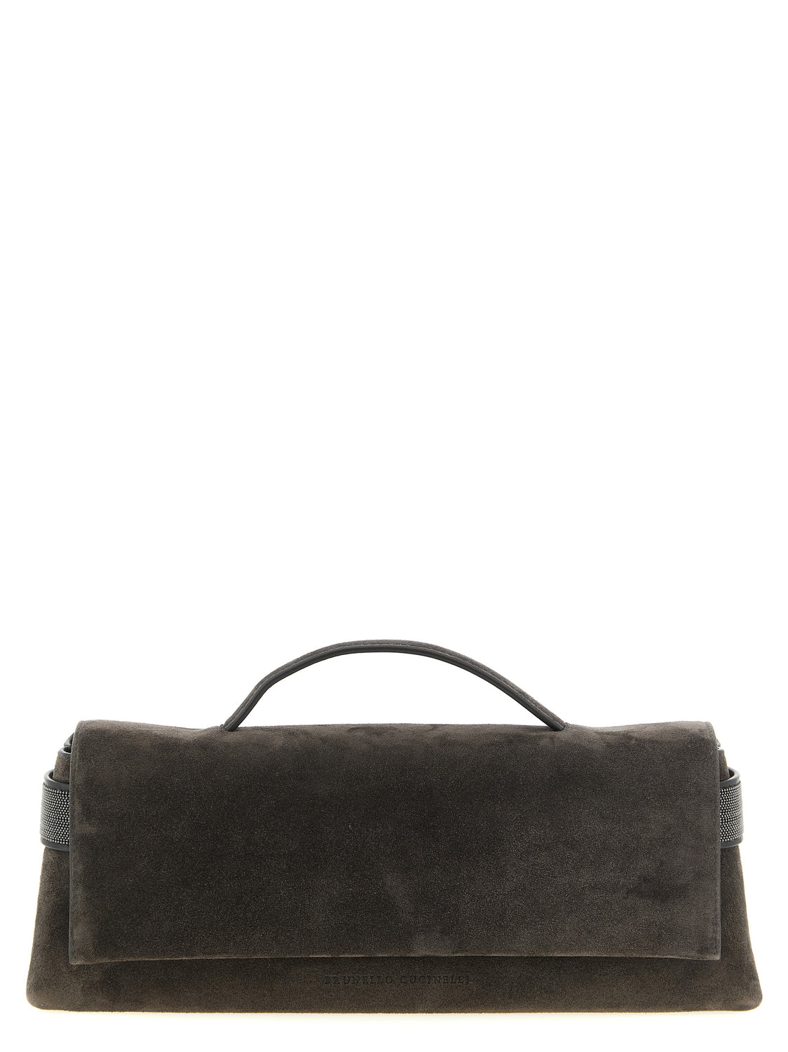 Brown Calfskin Clutch Bag