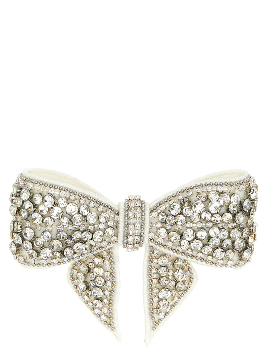 White Polyester Hair Clip