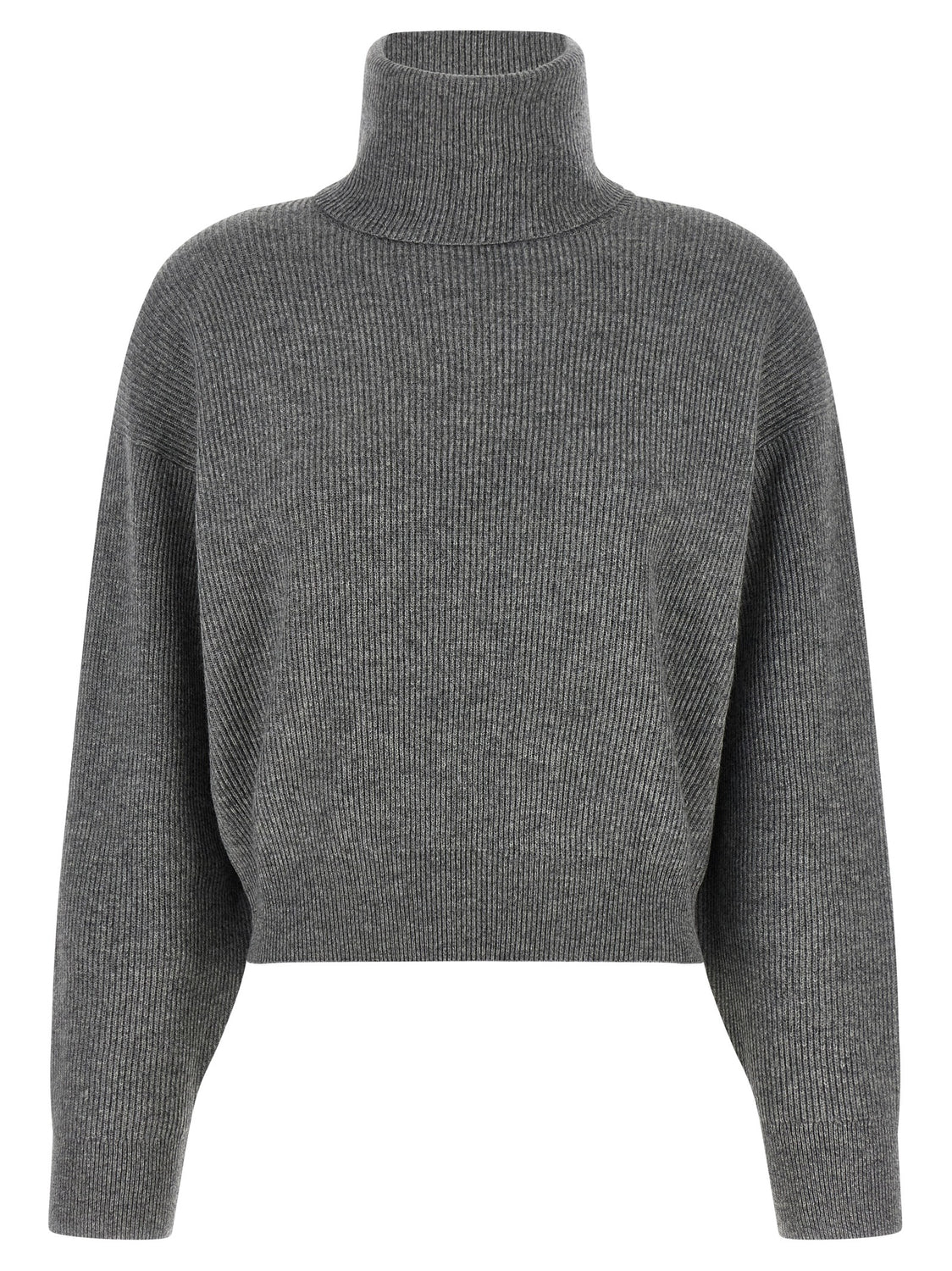 Gray Virgin Wool Cardigan