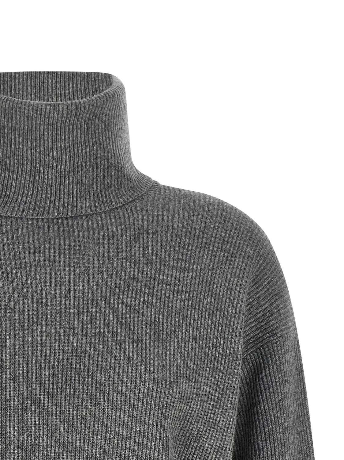 Gray Virgin Wool Cardigan