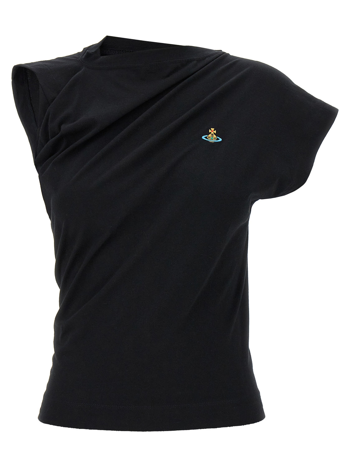 Black Cotton T-Shirt