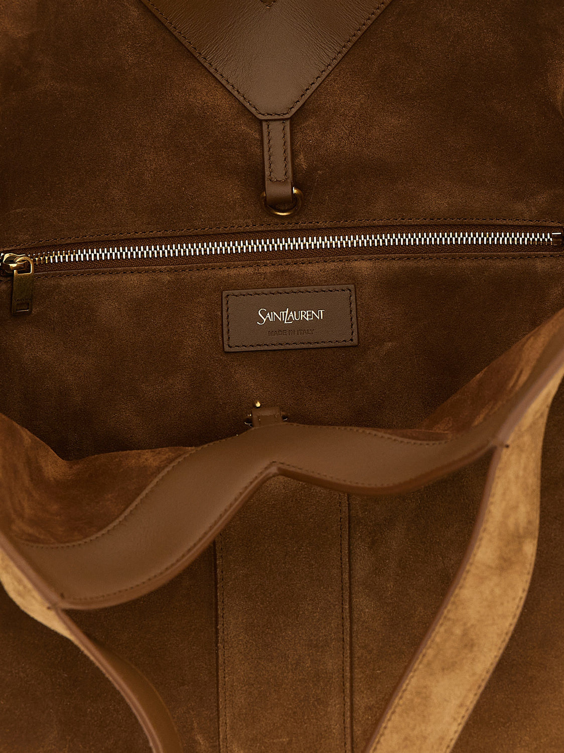 Brown Calfskin Tote Bag