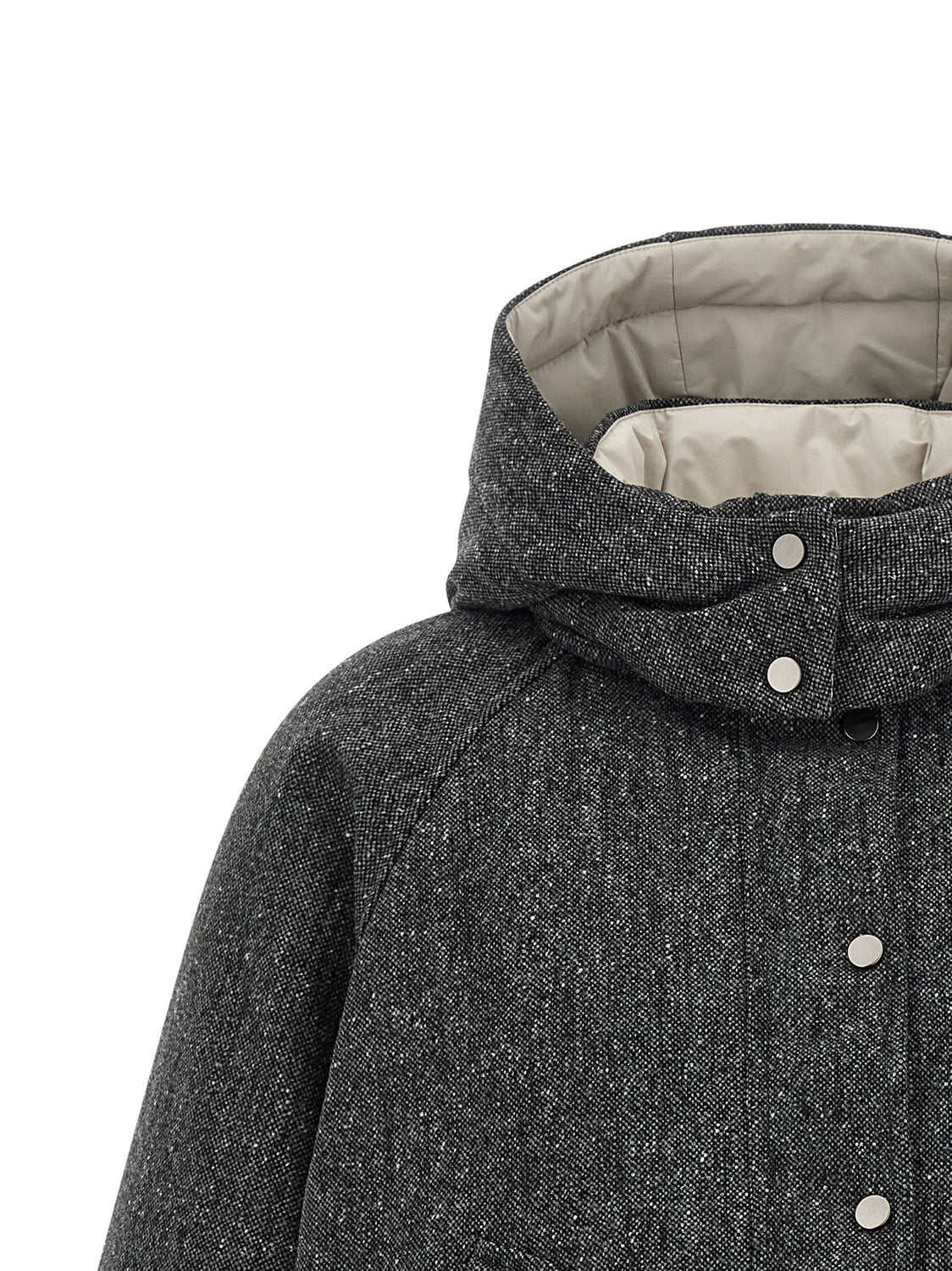 Gray Virgin Wool Jacket