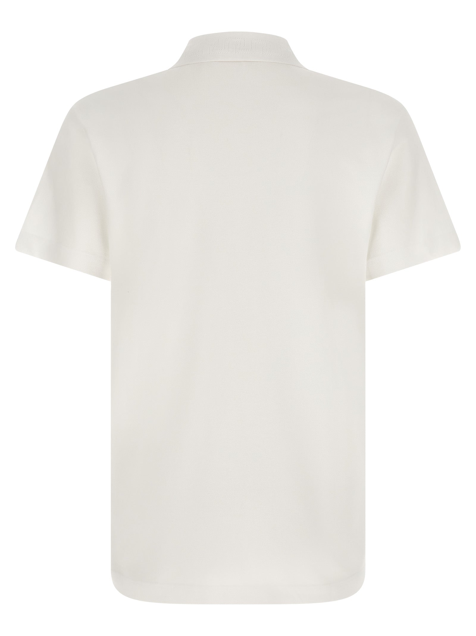 White Cotton Polo Shirt