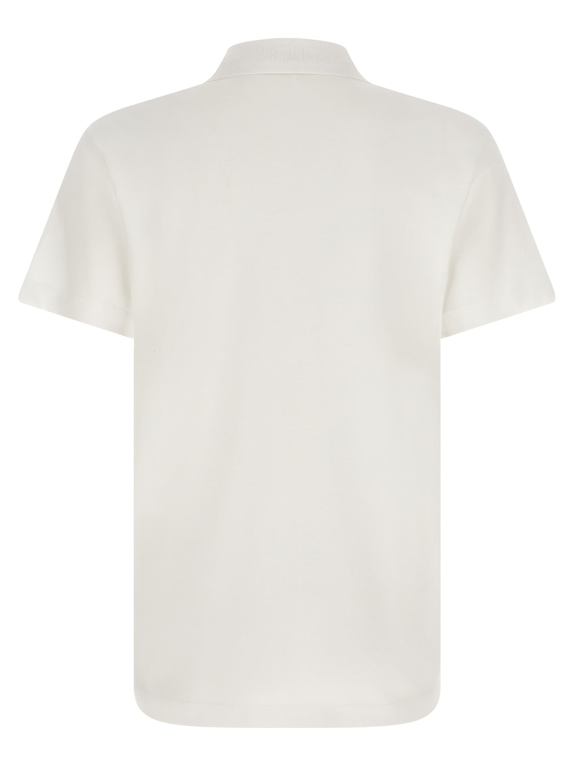 White Cotton Polo Shirt