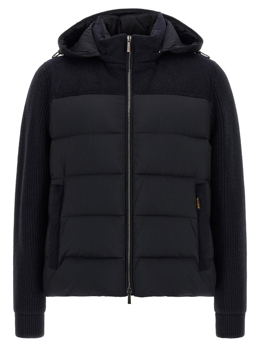 Blue Wool Full-Length Jacket