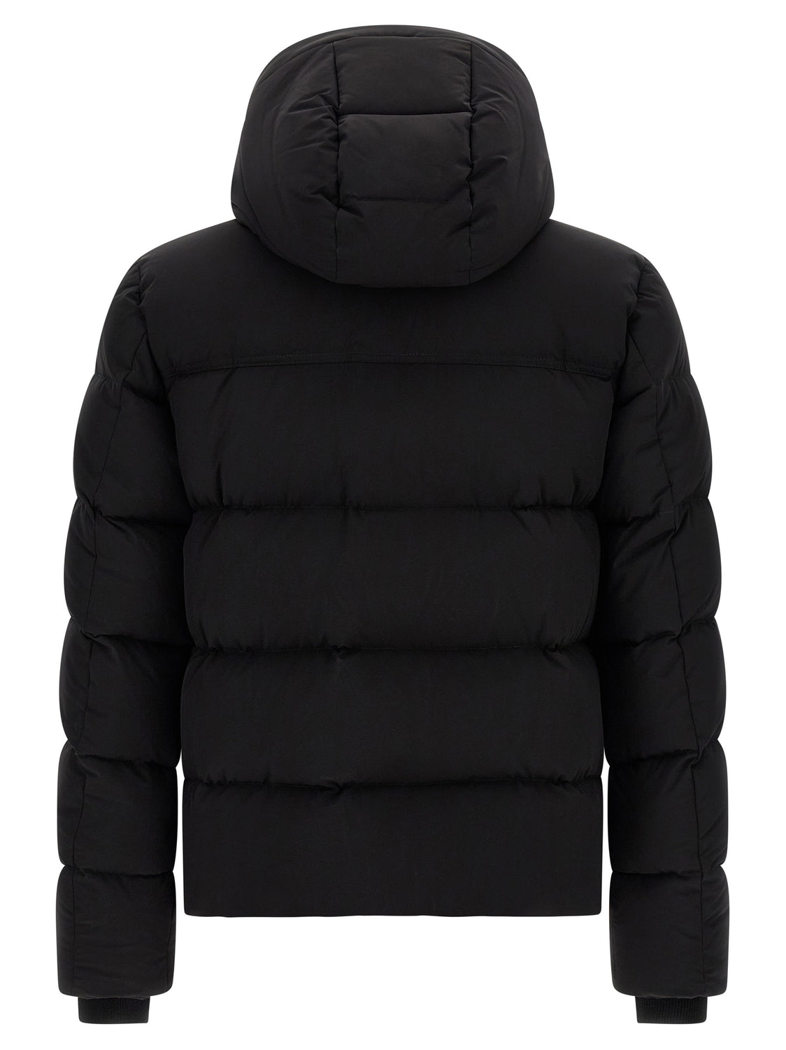Black Wool Bomber