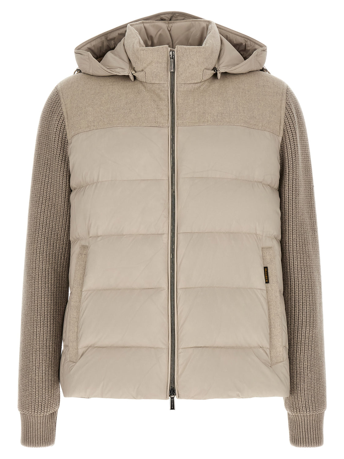 Beige Wool Full-Length Jacket