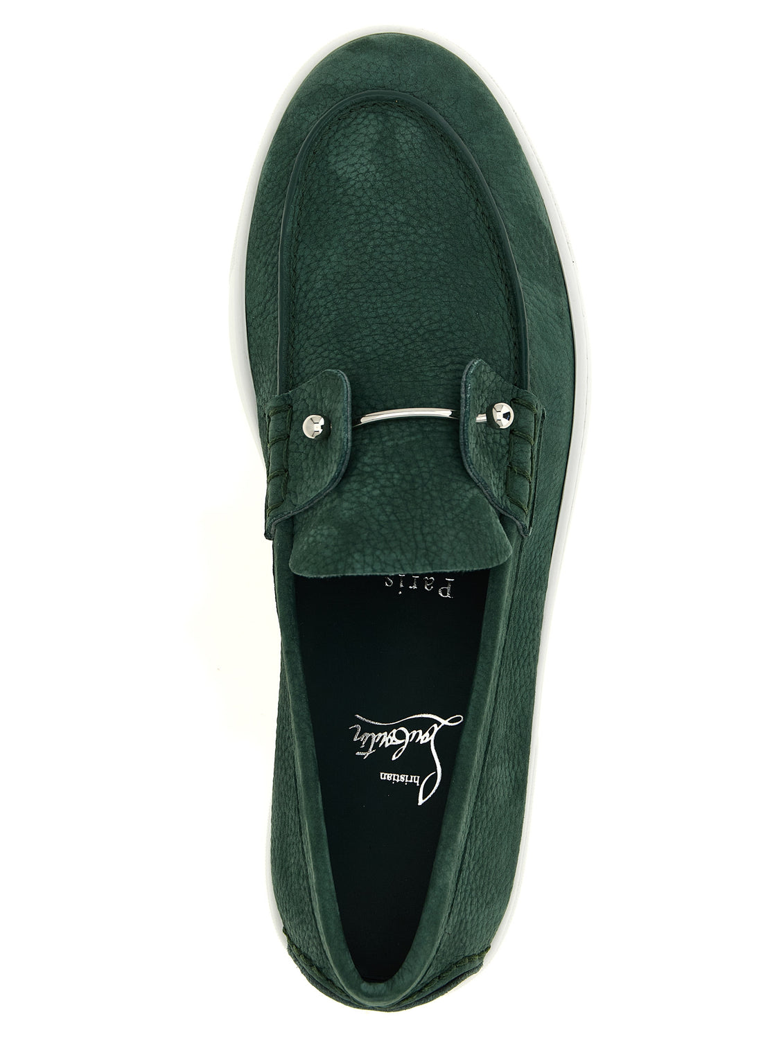 Bicolor Calfskin Slip-On Loafers