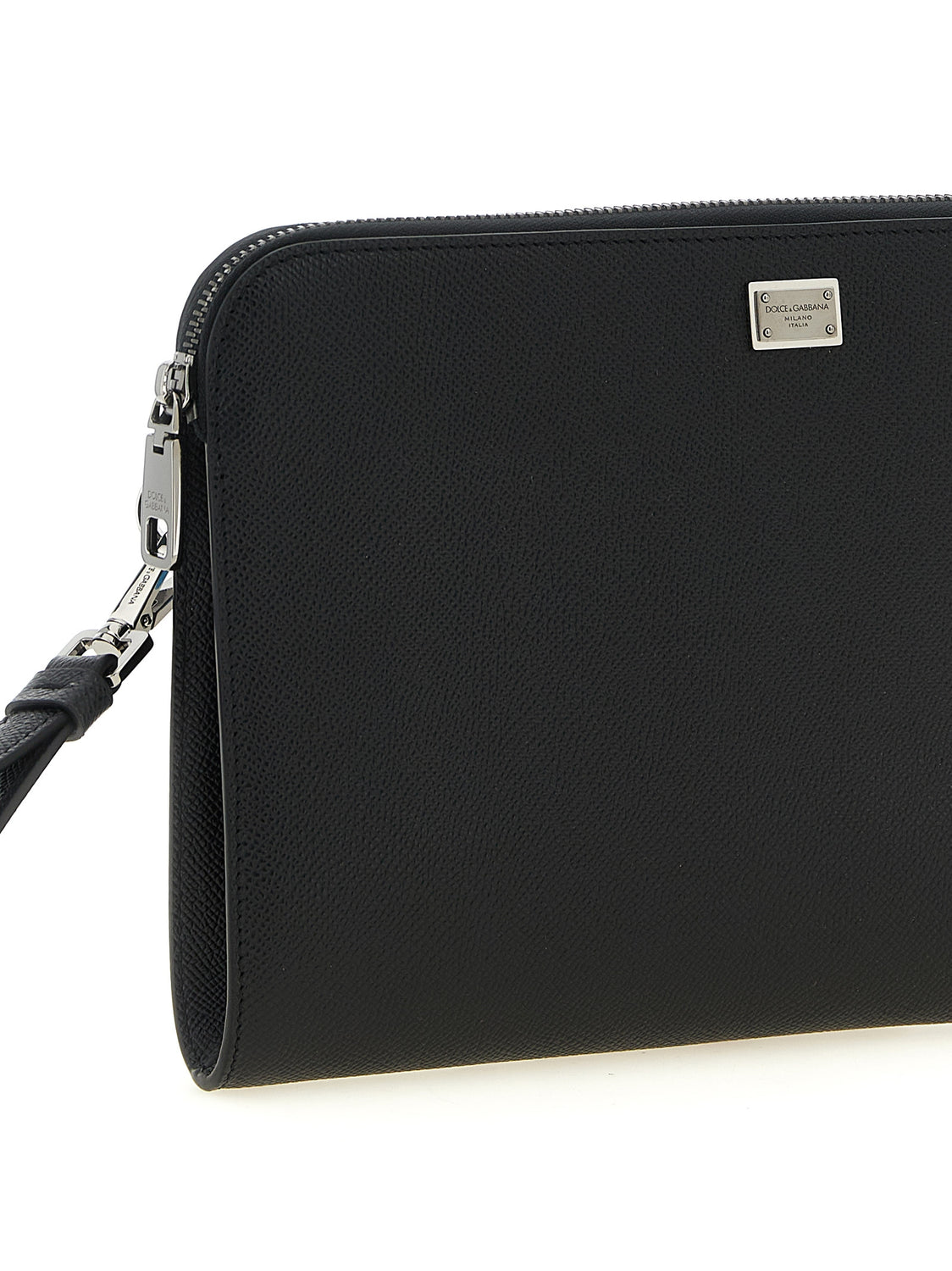 Black Calfskin Clutch Bag