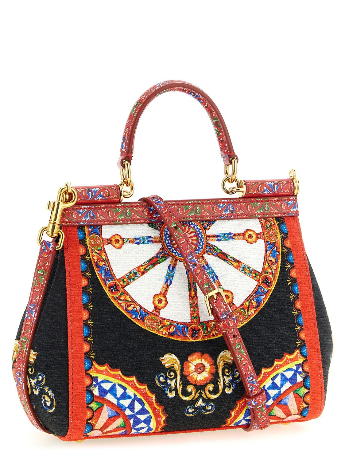 Multicolor Cotton Handbag