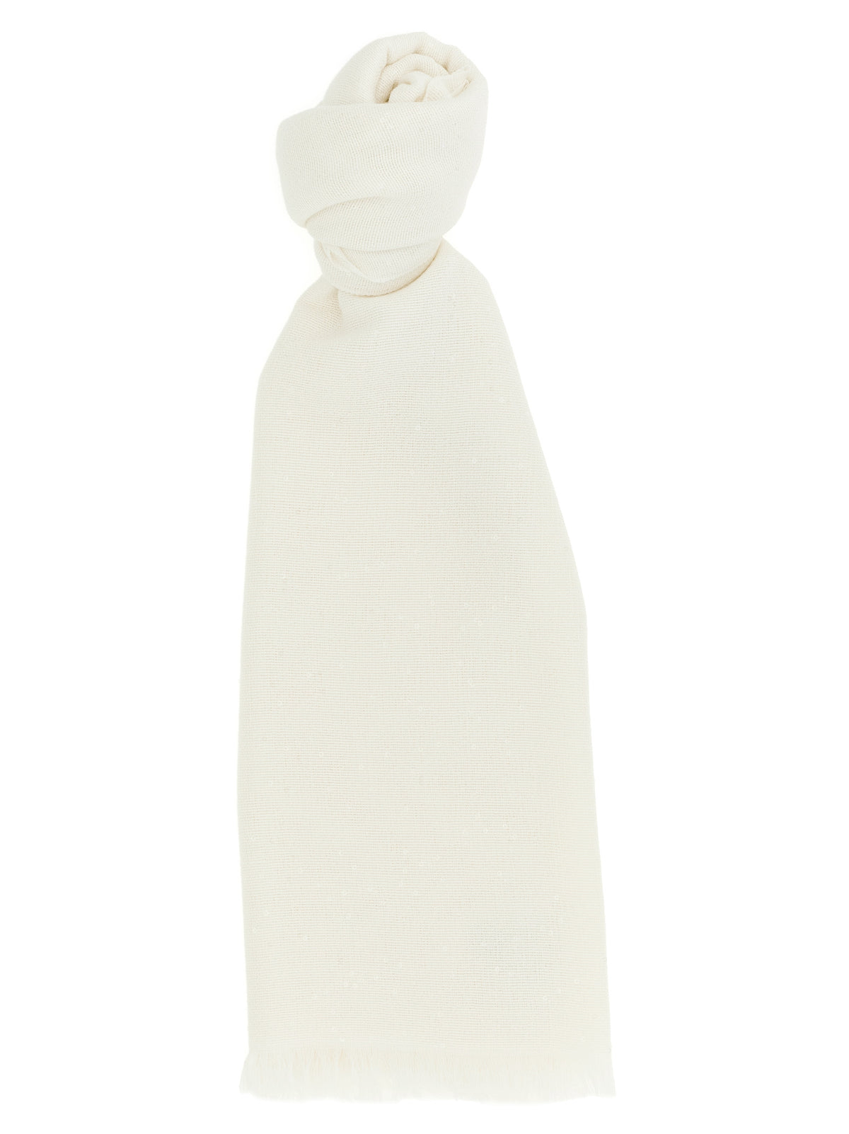 White Cashmere Scarf