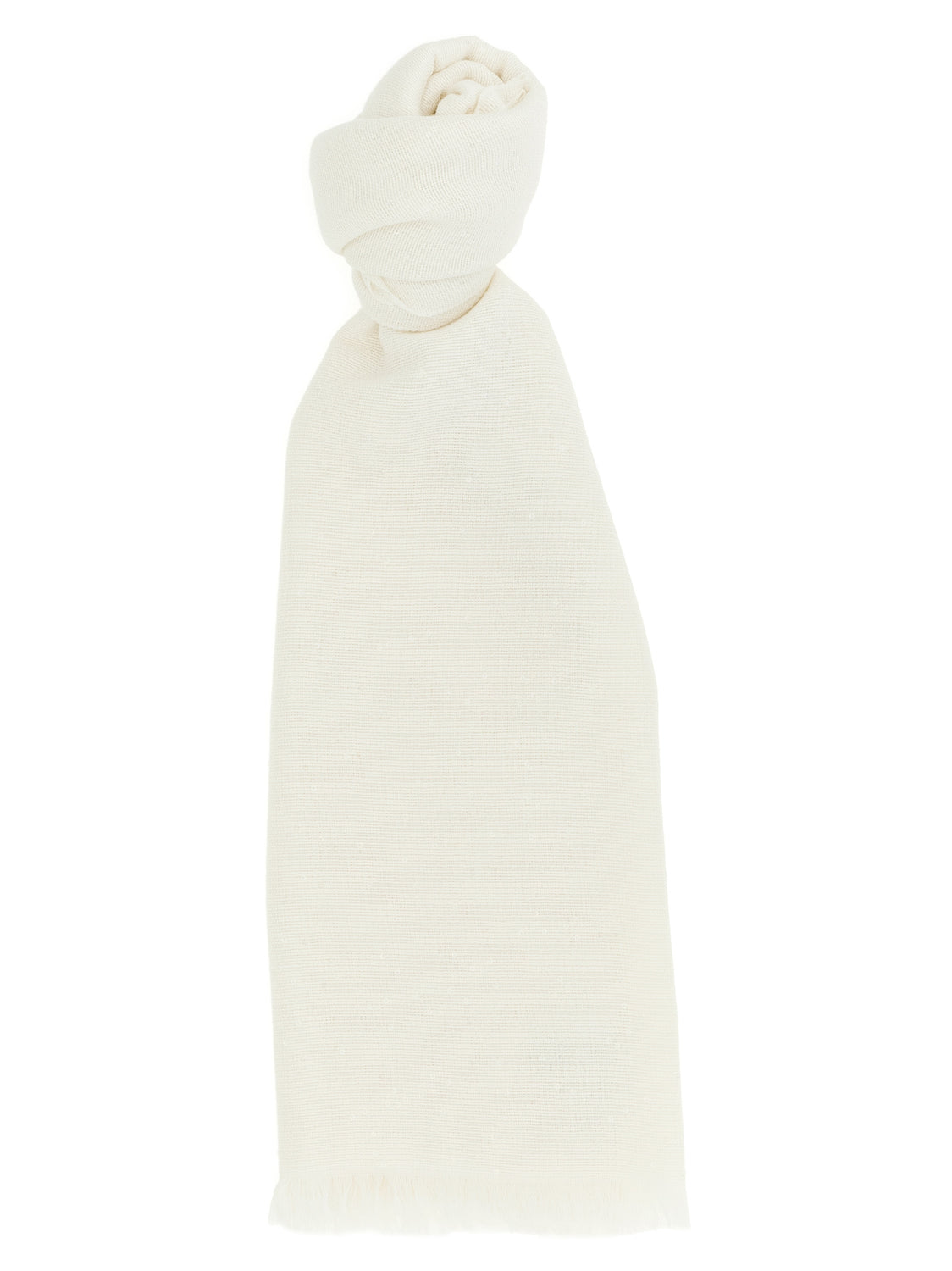 White Cashmere Scarf