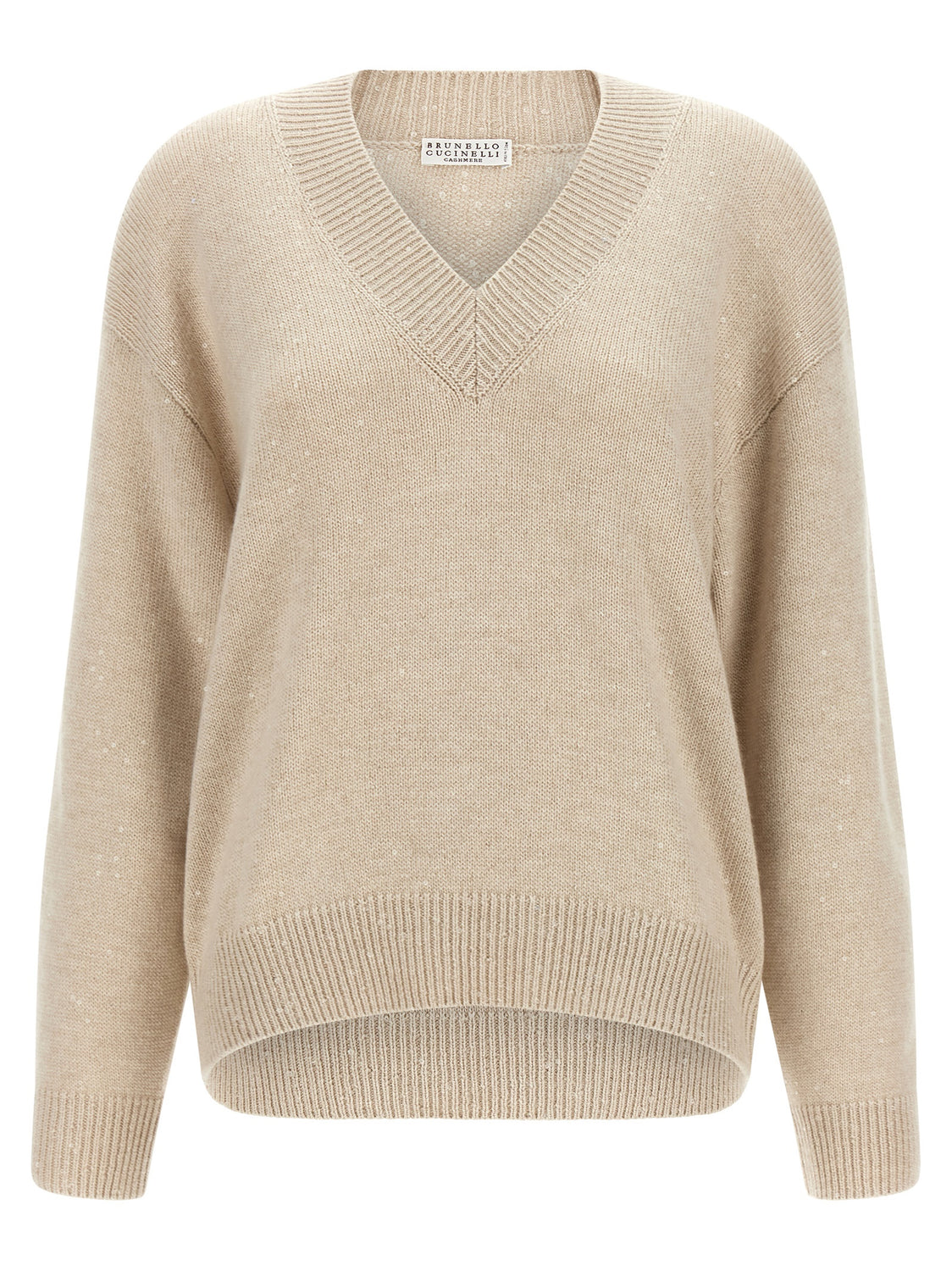 Beige Cashmere Cardigan