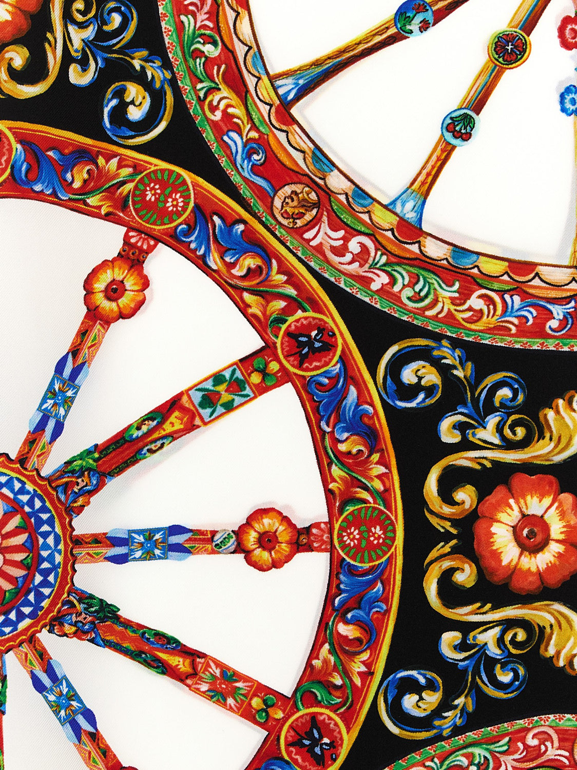 Multicolor Silk Scarf
