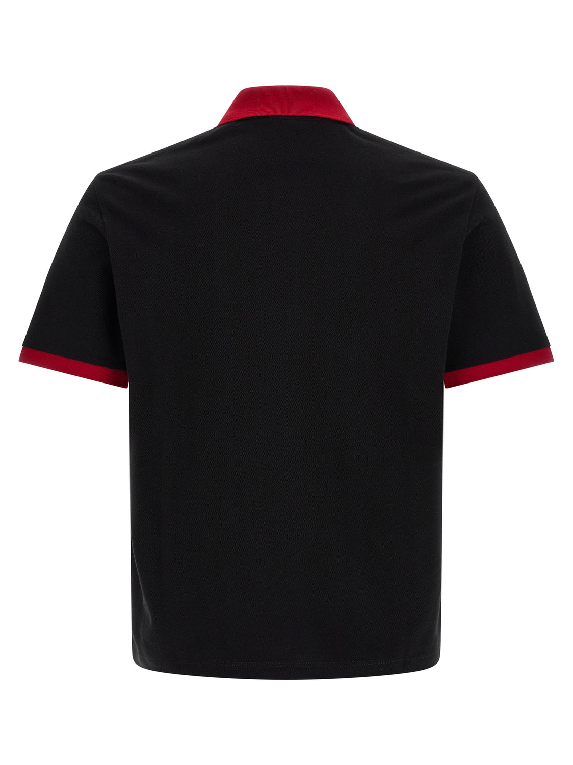 Black Cotton Polo Shirt