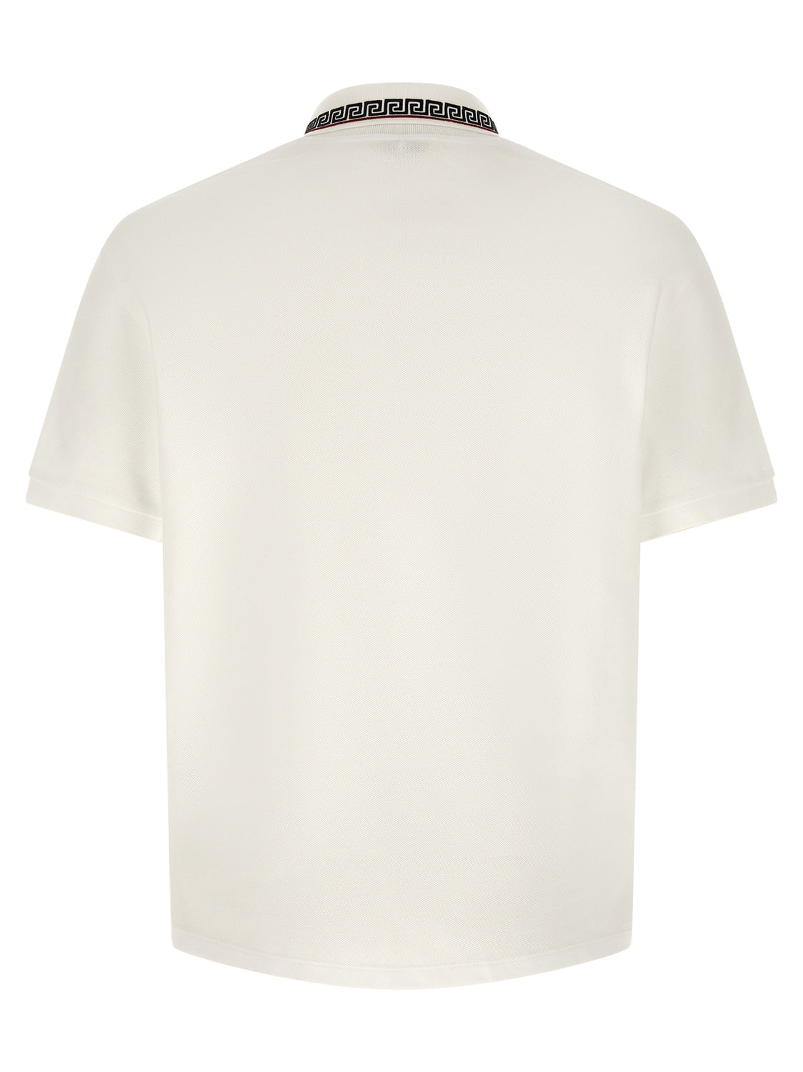 White Cotton Polo Shirt