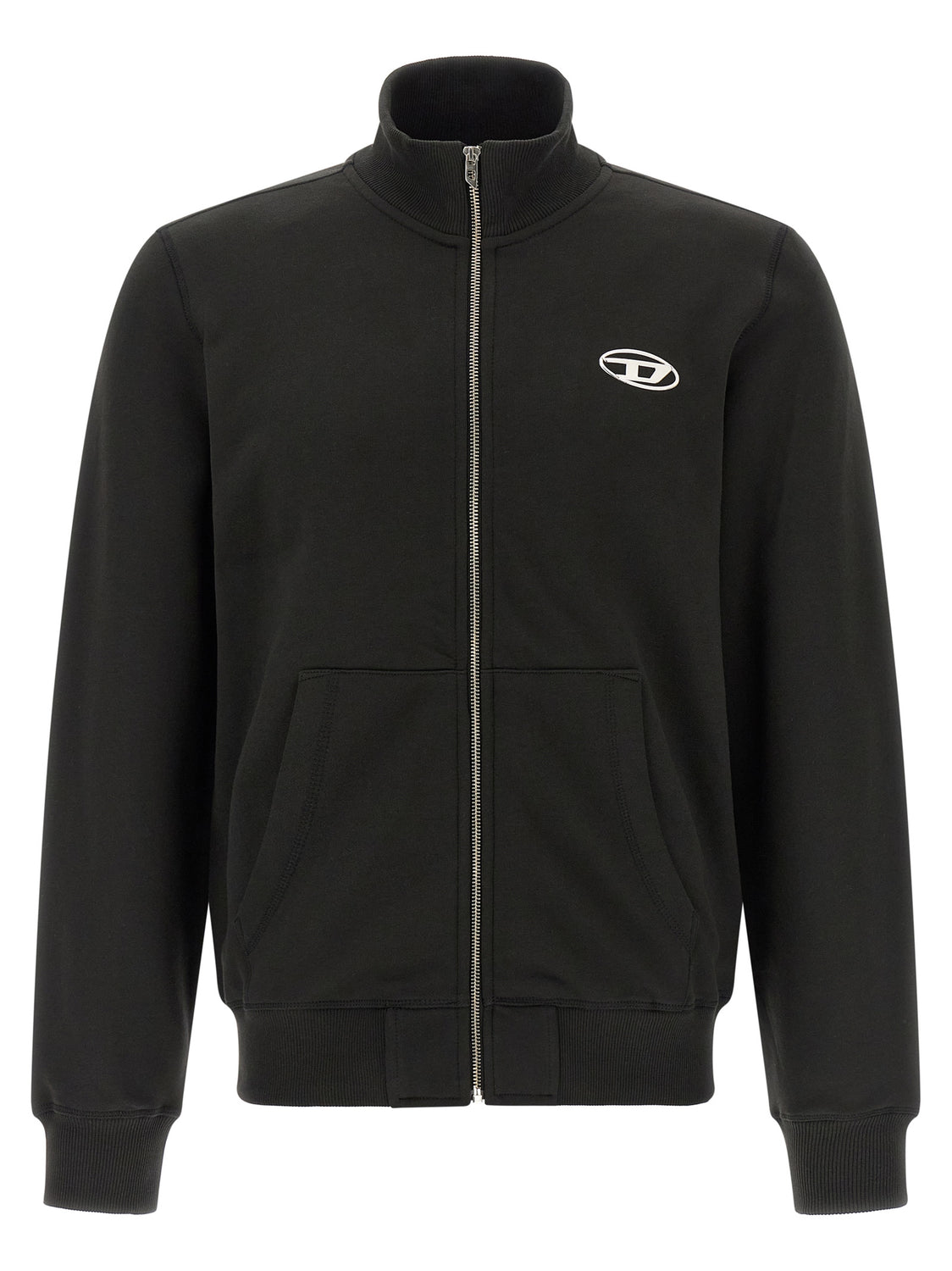 Black Cotton Sweatshirt