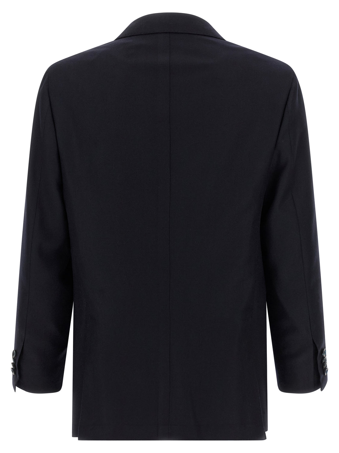 Blue Virgin Wool Two-Piece Suit