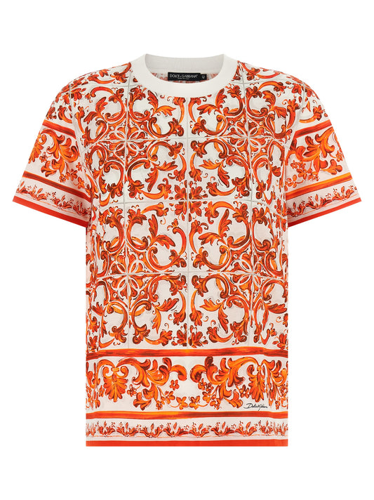 Orange Cotton T-Shirt