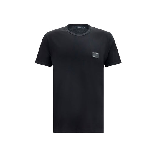 Black Cotton T-Shirt