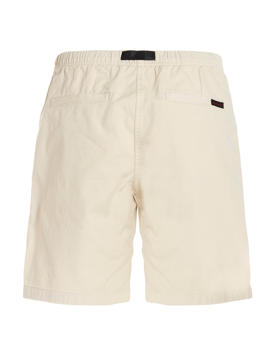 Beige Cotton Bermuda Shorts