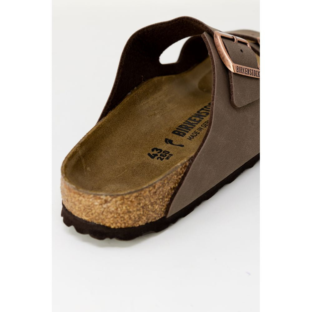Brown Synthetic Slippers