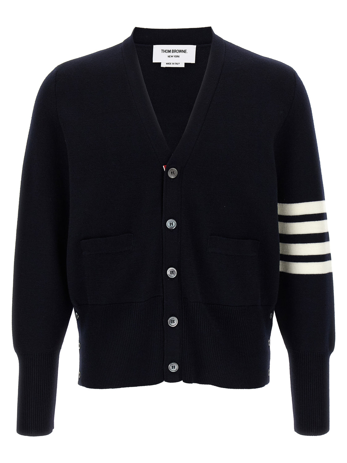 Blue Virgin Wool Cardigan