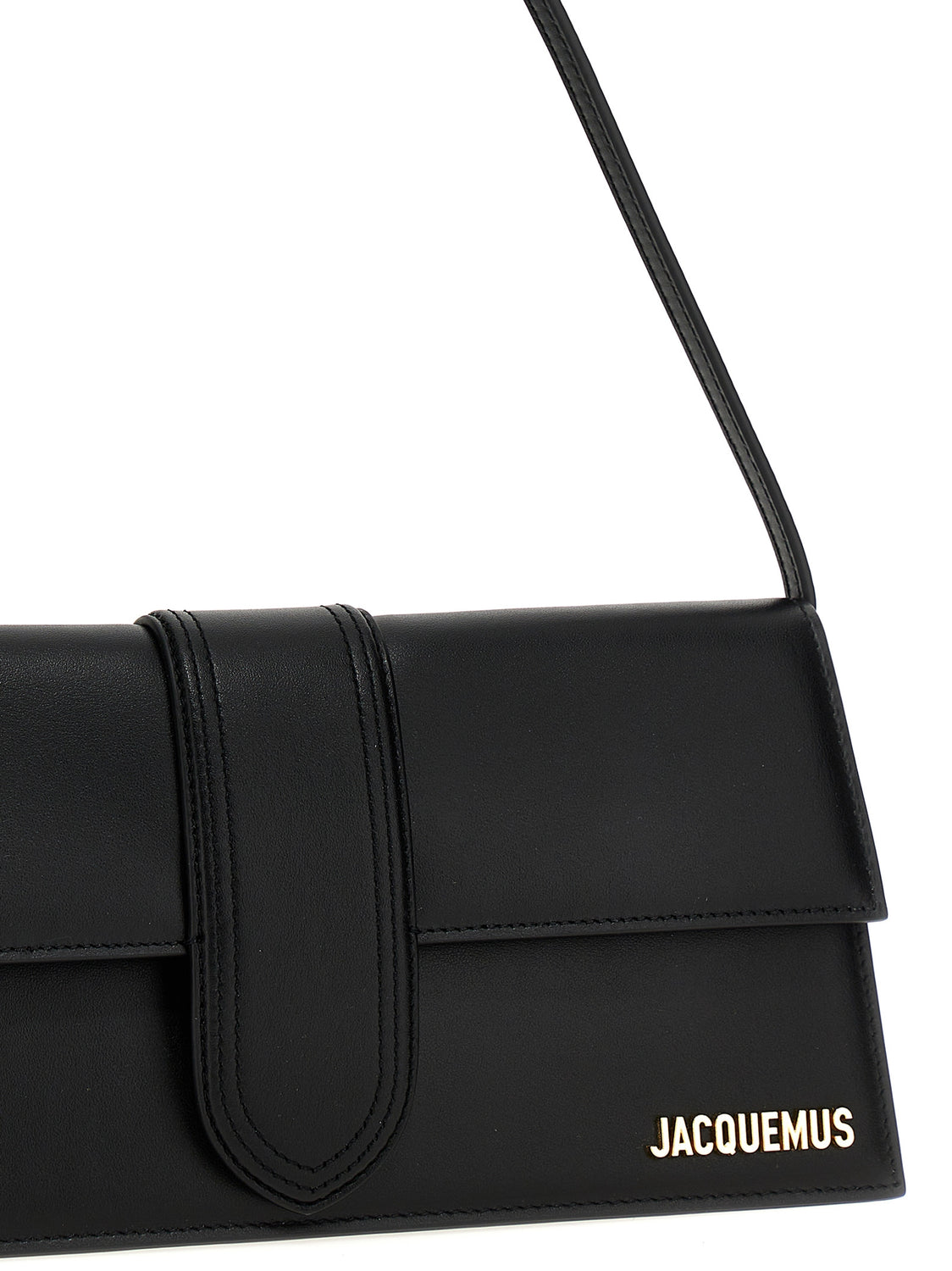 Black Cowhide Shoulder Bag