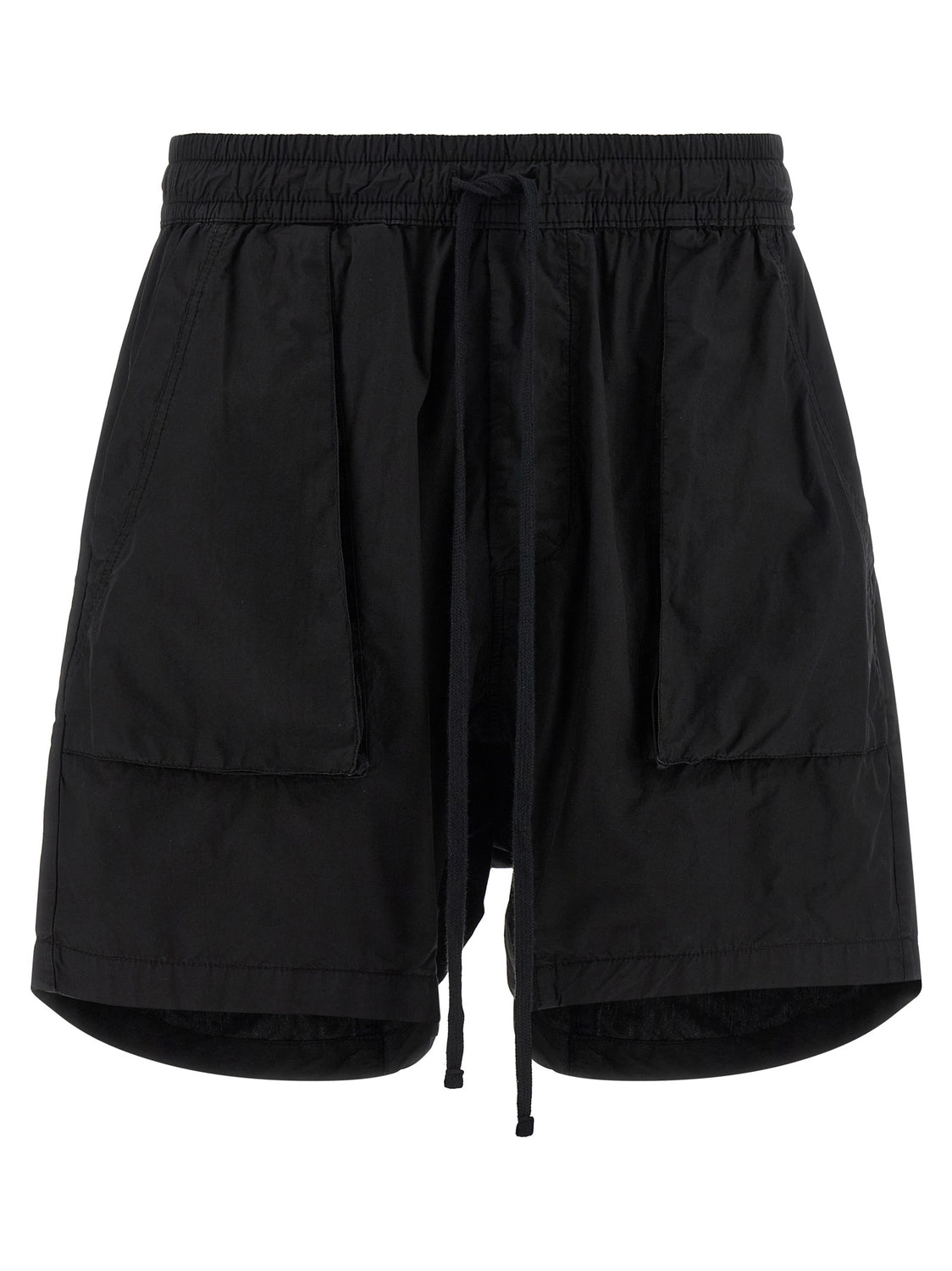 Black Organic Cotton Bermuda Shorts