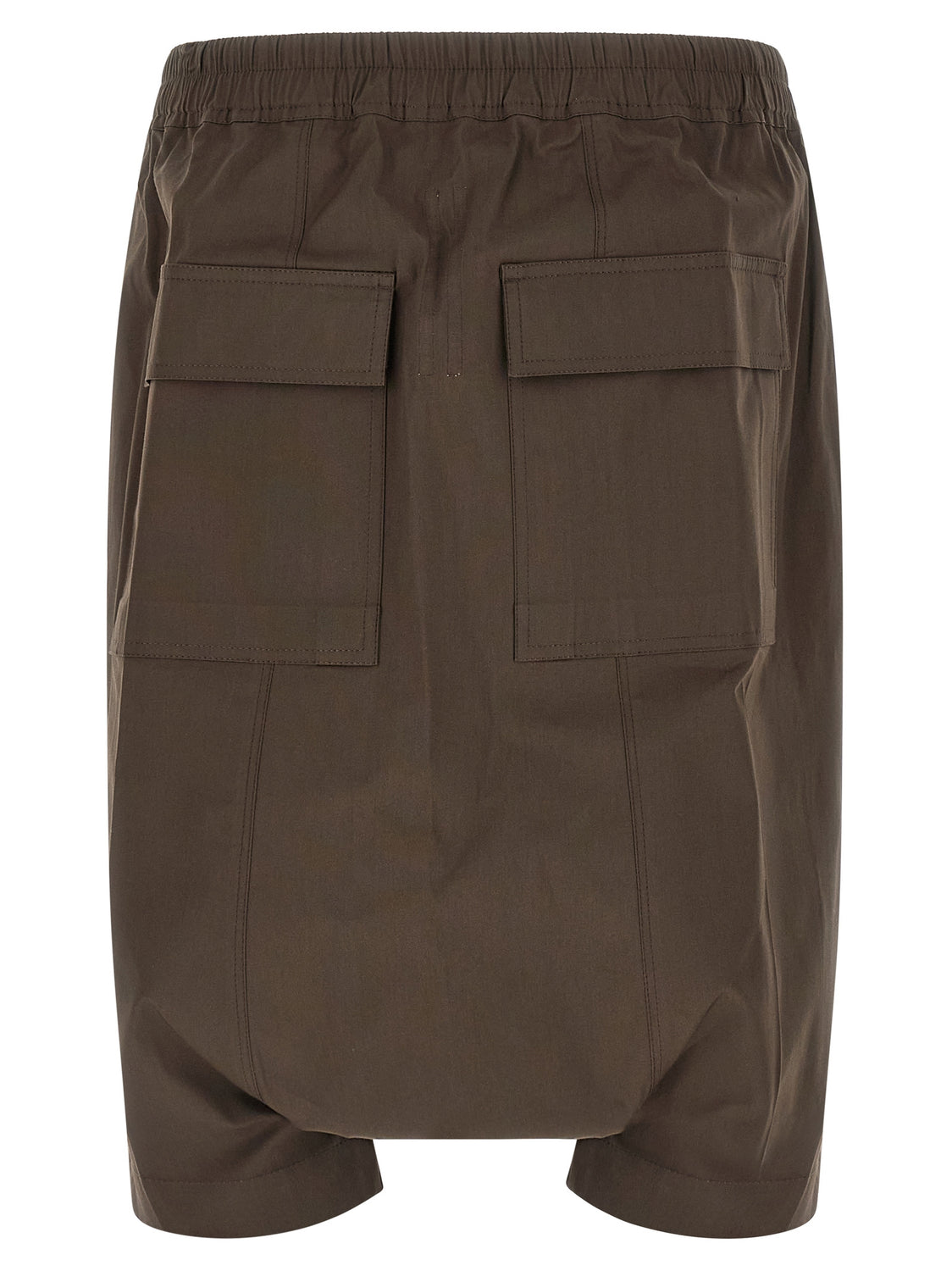 Brown Cotton Bermuda Shorts