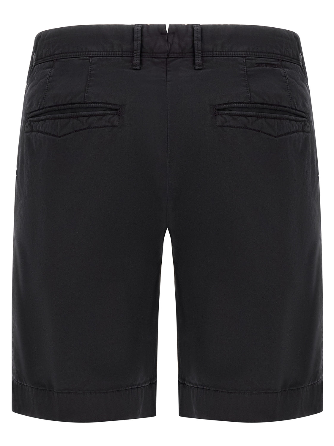 Blue Cotton Bermuda Shorts