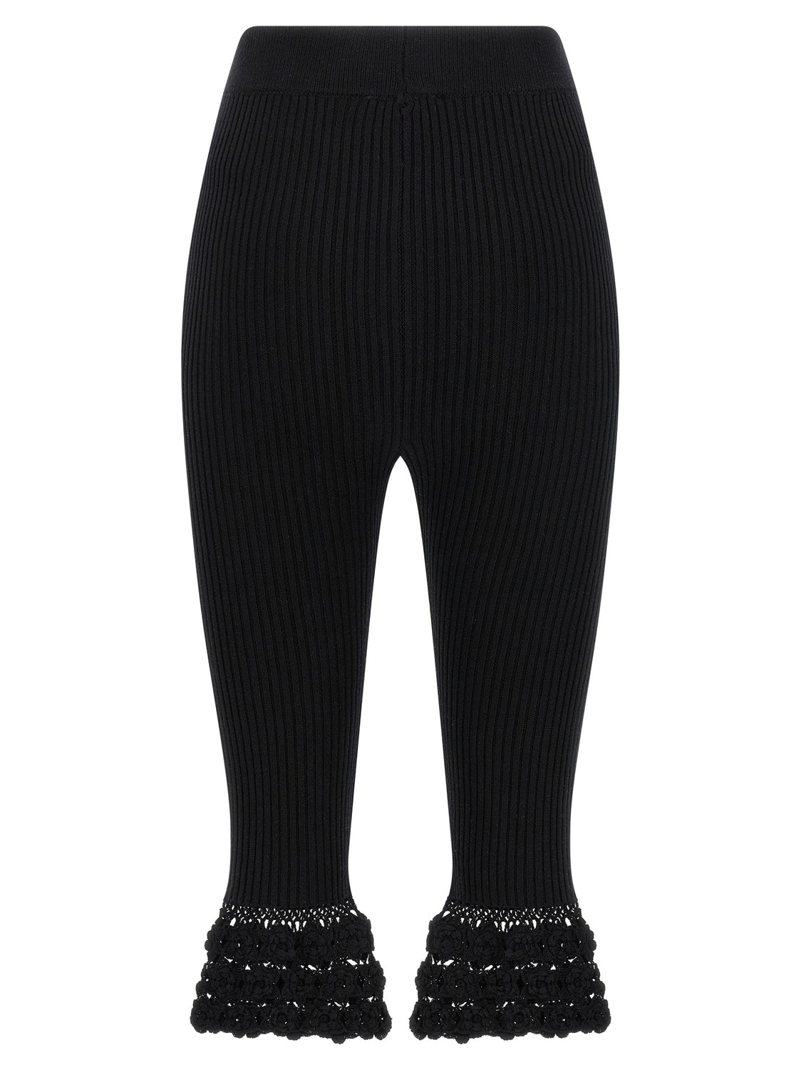 Black Organic Cotton Casual Pants