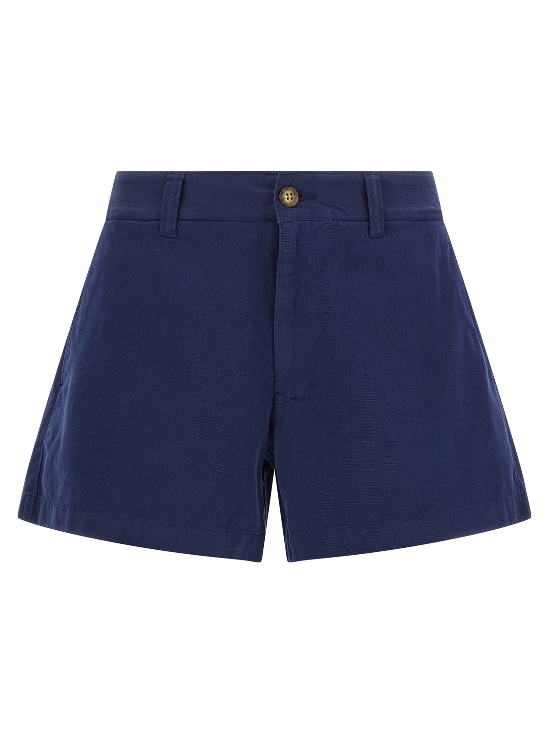 Blue Cotton Bermuda Shorts