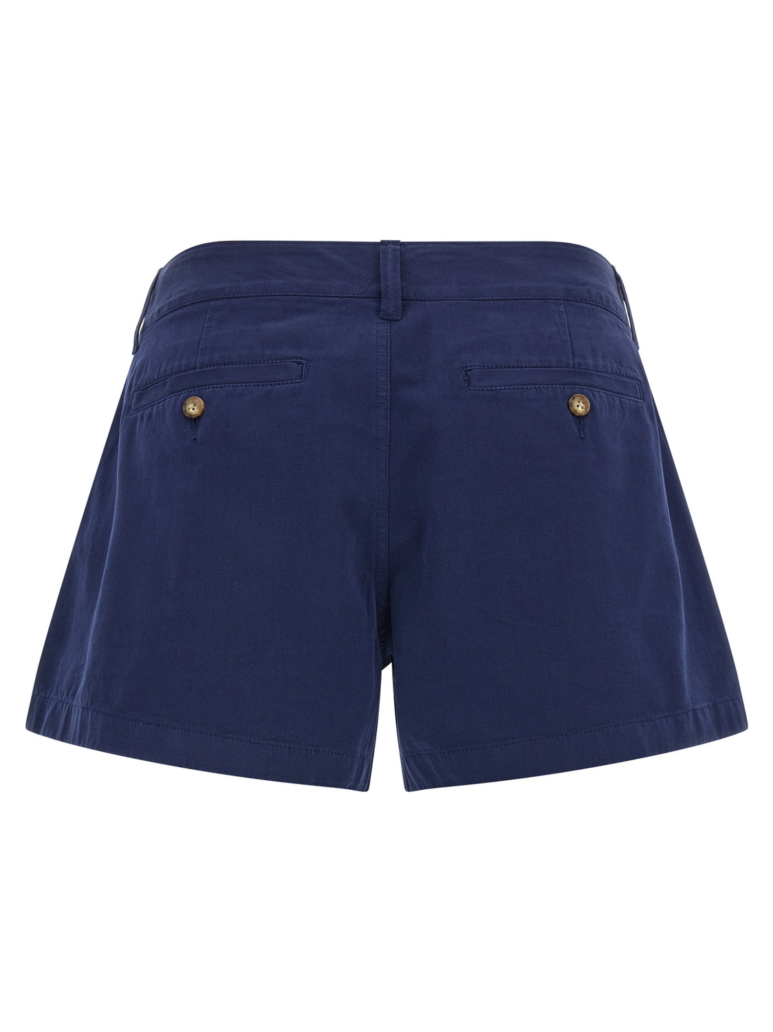 Blue Cotton Bermuda Shorts